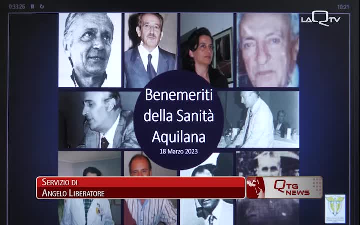 OSPEDALE SAN SALVATORE: VIE E PIAZZE PER DIECI BENEMERITI DELLA SANITÀ AQUILANA
