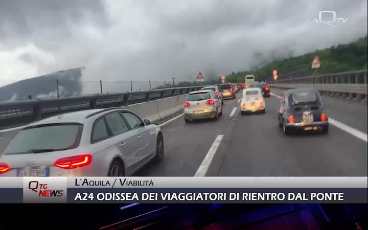 A24 ODISSEA DEI VIAGGIATORI DI RIENTRO DAL PONTE
