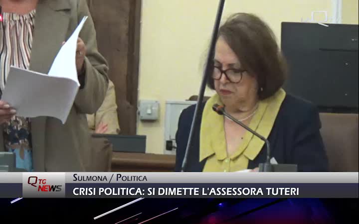 SULMONA, CRISI POLITICA: SI DIMETTE L'ASSESSORA 