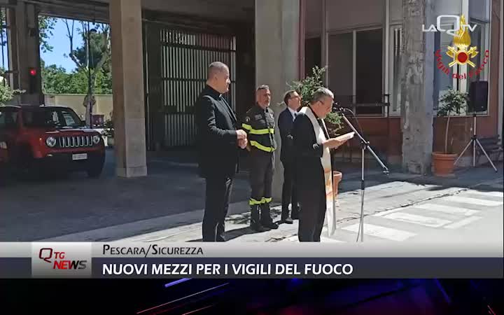NUOVI MEZZI PER I VIGILI DEL FUOCO DI PESCARA