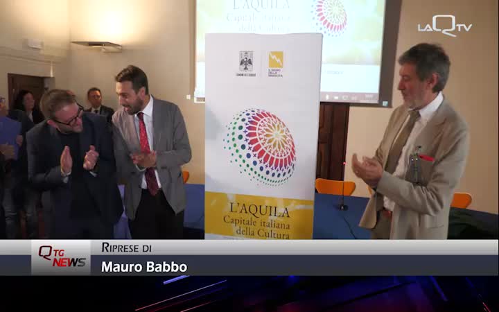 L'AQUILA CANDIDATA A CAPITALE ITALIANA DELLA CULTURA 2026: PRESENTATO IL DOSSIER
