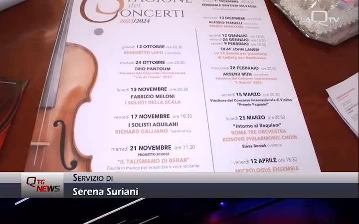 TERAMO, AL VIA LA STAGIONE DEI CONCERTI DELLA RICCITELLI