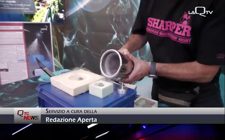 L'AQUILA: CON SHARPER LA SCIENZA AL CENTRO... DELLA CITTÀ