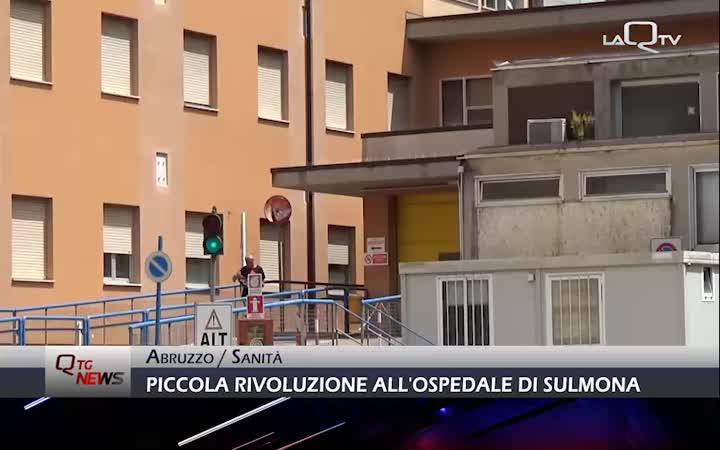 PICCOLA RIVOLUZIONE ALL'OSPEDALE DI SULMONA