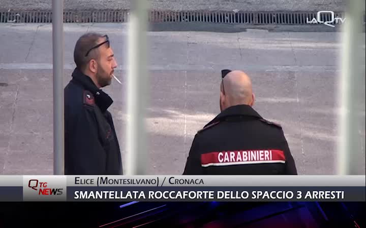 SMANTELLATA ROCCAFORTE DELLO SPACCIO A ELICE: 3 ARRESTI