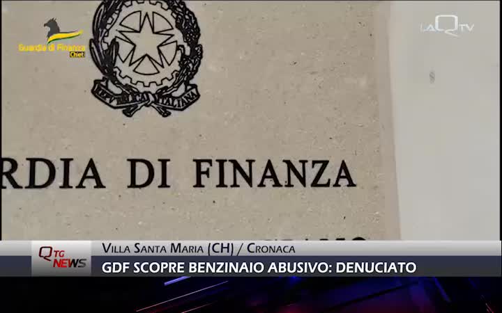 GDF SCOPRE BENZINAIO ABUSIVO A VILLA SANTA MARIA: DENUCIATO
