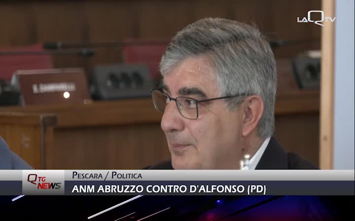 ANM ABRUZZO CONTRO D'ALFONSO (PD)