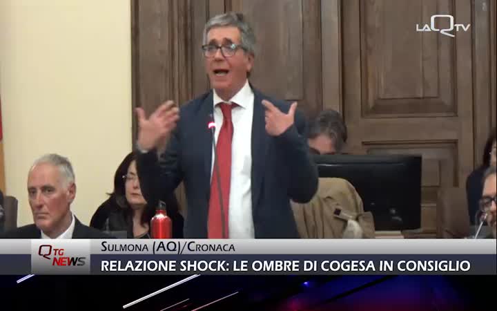 SULMONA (AQ). RELAZIONE SHOCK: LE OMBRE DI COGESA IN CONSIGLIO