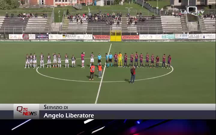 Sora-L'Aquila 1-0. Un gol di Gubellini manda al tappeto i rossoblù