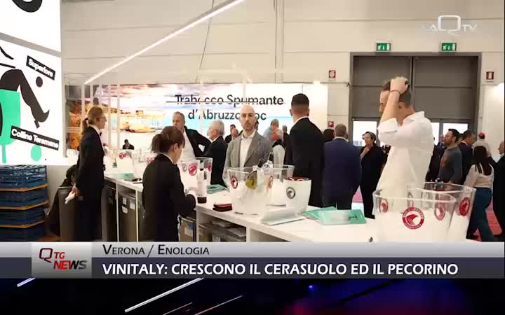 Vinitaly: Dati incoraggianti dall'Abruzzo. Crescono vendite di Cerasuolo e Pecorino