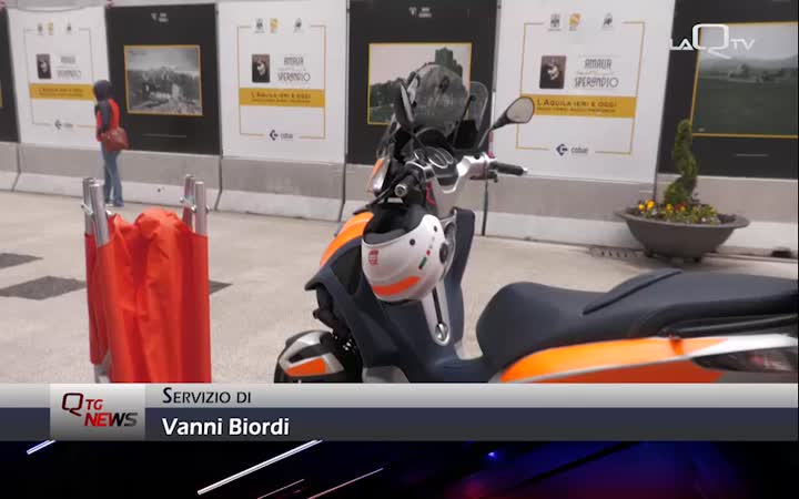 ASD SAM L'Aquila presenta il nuovo scooter di Pronto Soccorso