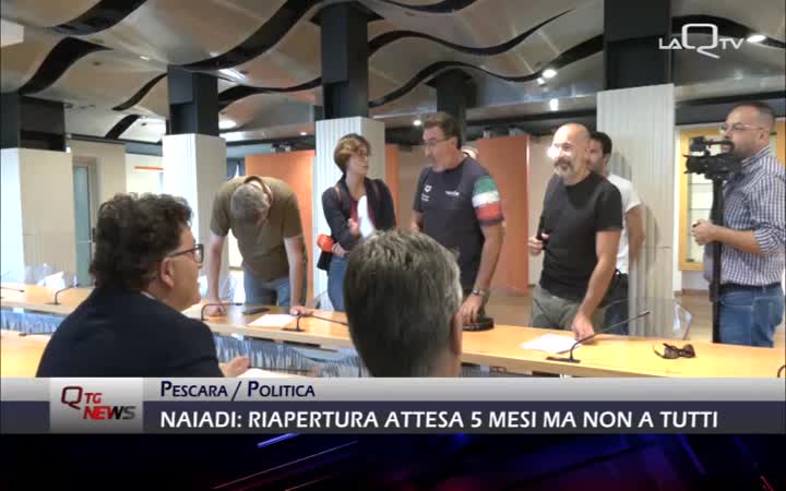 Pescara Naiadi: riapertura attesa cinque mesi, ma non a tutti