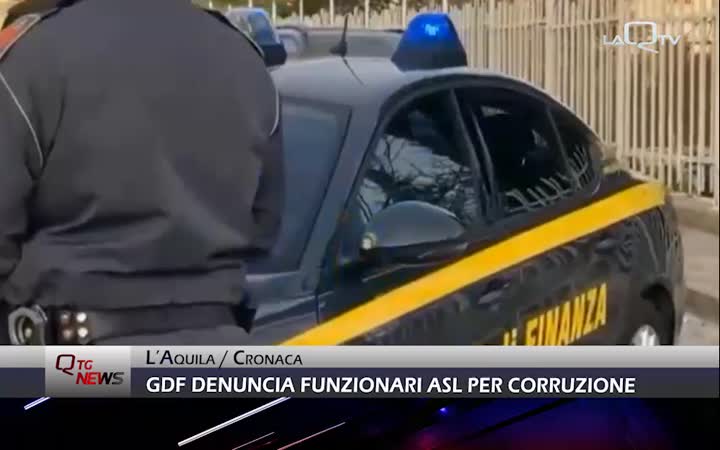 L'Aquila: GdF denuncia funzionari Asl1 per corruzione