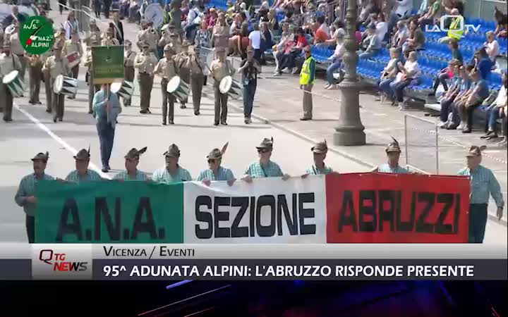 95^ Adunata Alpini a Vicenza: l'Abruzzo risponde 