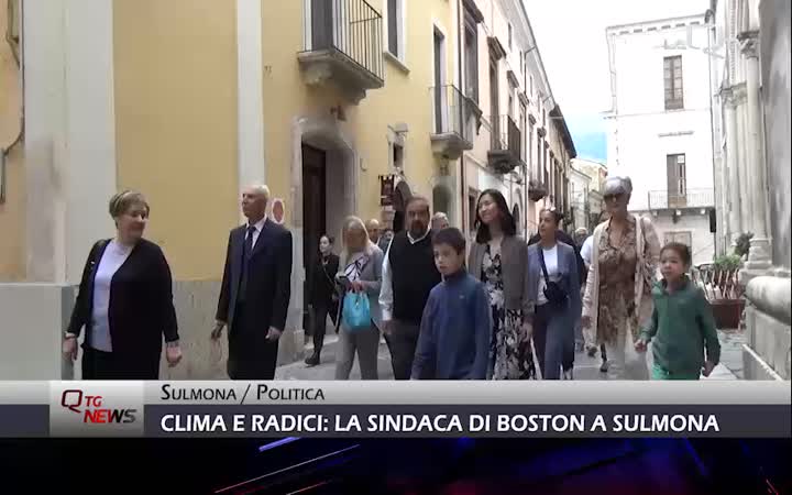 Clima e radici: la sindaca di Boston a Sulmona