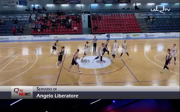 Il Nuovo Basket Aquilano cede 84-69 al Loreto Pesaro