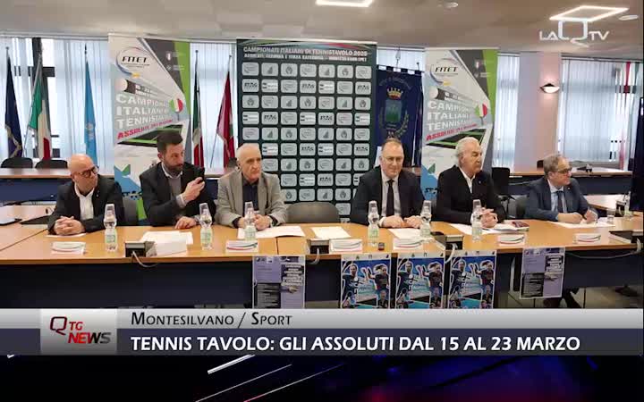 Tennis Tavolo: a Montesilvano gli assoluti di disciplina dal 15 al 23 marzo