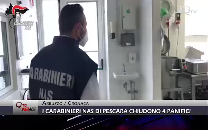 I Carabinieri Nas di Pescara chiudono 4 panifici in Abruzzo