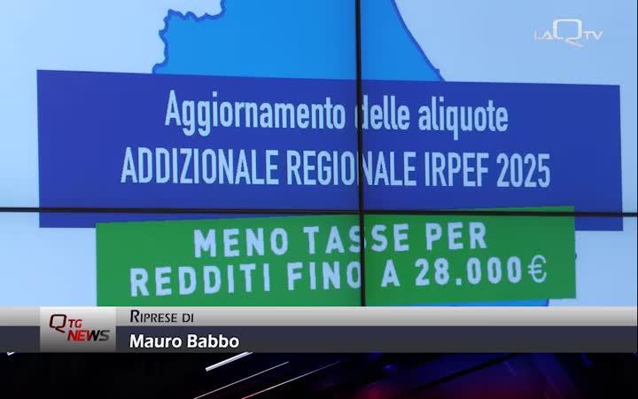 Aliquote Irpef 2025: meno tassati redditi fino a 28 mila euro, il 72% degli abruzzesi