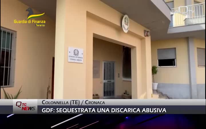 Colonnella (TE), GDF: sequestrata una discarica abusiva