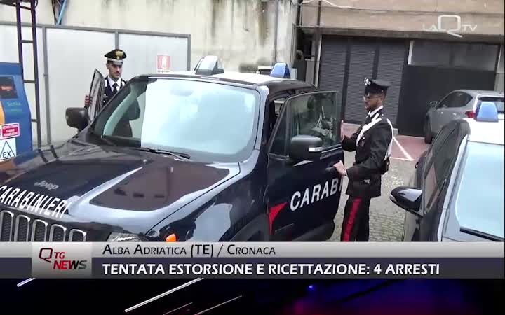 Alba Adriatica (TE), 4 arresti per tentata estorsione e ricettazione
